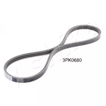 Courroie trapézoïdale à nervures ASHIKA 112-3PK680
