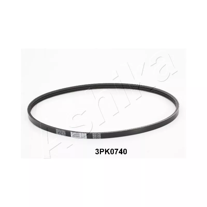 Courroie trapézoïdale à nervures ASHIKA 112-3PK740