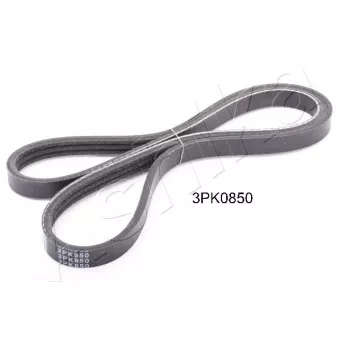 Courroie trapézoïdale à nervures ASHIKA 112-3PK850
