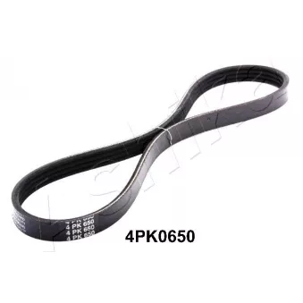 Courroie trapézoïdale à nervures ASHIKA 112-4PK0650