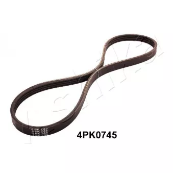Courroie trapézoïdale à nervures ASHIKA 112-4PK0745