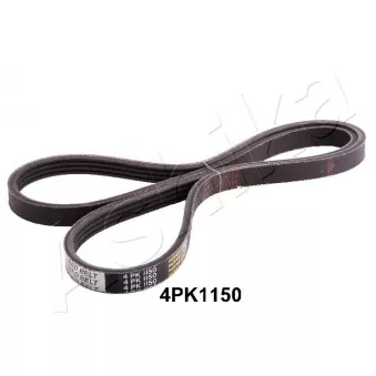 Courroie trapézoïdale à nervures ASHIKA 112-4PK1150