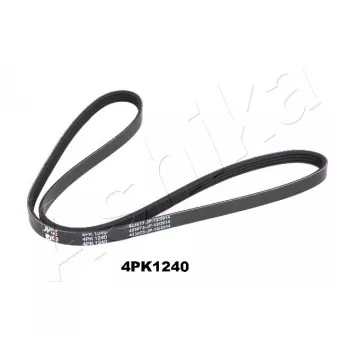 Courroie trapézoïdale à nervures ASHIKA 112-4PK1240