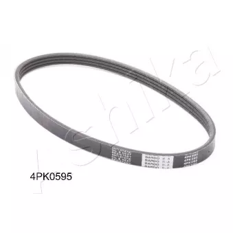 Courroie trapézoïdale à nervures ASHIKA 112-4PK595