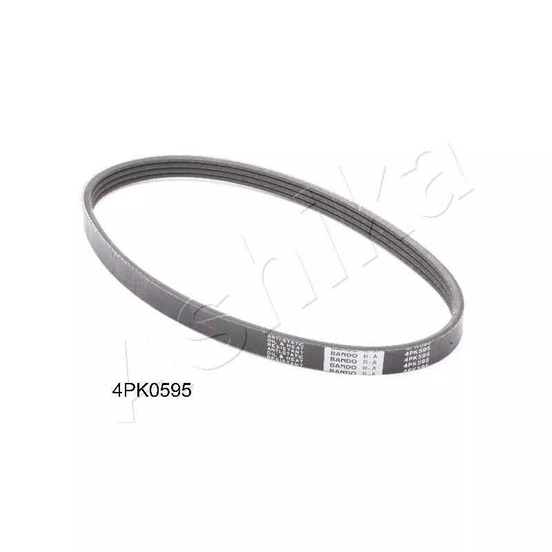 Courroie trapézoïdale à nervures ASHIKA 112-4PK595