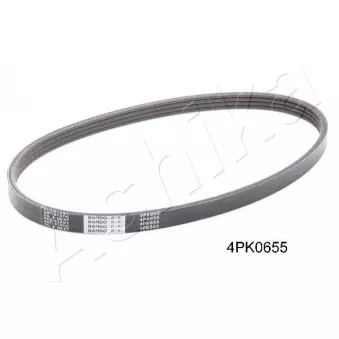 Courroie trapézoïdale à nervures ASHIKA 112-4PK655