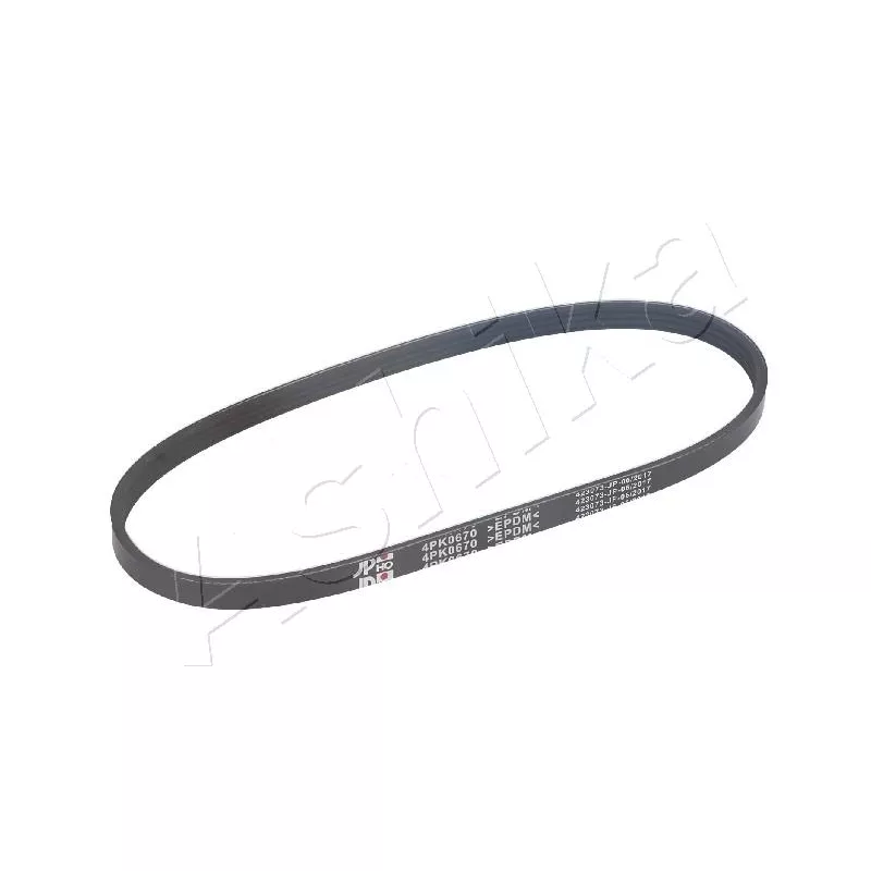 Courroie trapézoïdale à nervures ASHIKA 112-4PK670