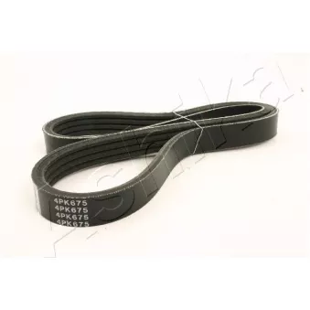 Courroie trapézoïdale à nervures ASHIKA 112-4PK675
