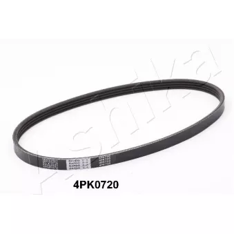 Courroie trapézoïdale à nervures ASHIKA 112-4PK720