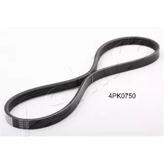 Courroie trapézoïdale à nervures ASHIKA 112-4PK750