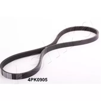 Courroie trapézoïdale à nervures ASHIKA 112-4PK905