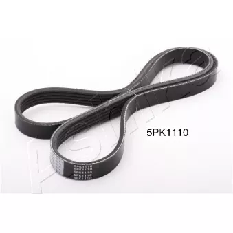 Courroie trapézoïdale à nervures ASHIKA 112-5PK1110
