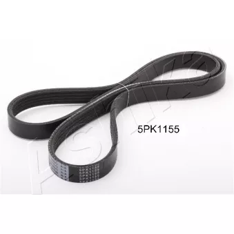 Courroie trapézoïdale à nervures ASHIKA 112-5PK1155