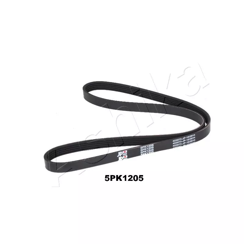 Courroie trapézoïdale à nervures ASHIKA 112-5PK1205