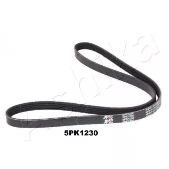Courroie trapézoïdale à nervures ASHIKA 112-5PK1230