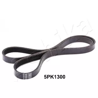 Courroie trapézoïdale à nervures ASHIKA 112-5PK1300