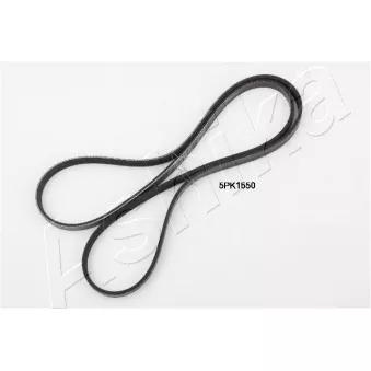 Courroie trapézoïdale à nervures ASHIKA 112-5PK1550