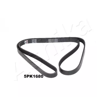 Courroie trapézoïdale à nervures ASHIKA 112-5PK1680