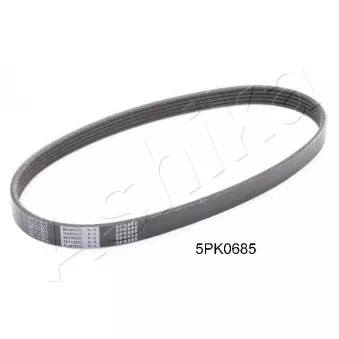 Courroie trapézoïdale à nervures ASHIKA 112-5PK685