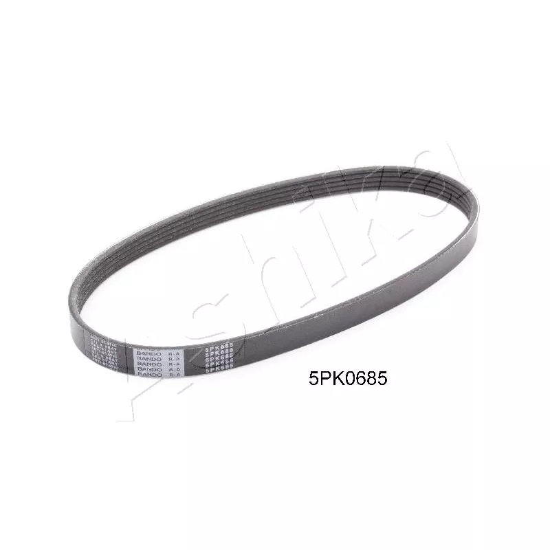 Courroie trapézoïdale à nervures ASHIKA 112-5PK685