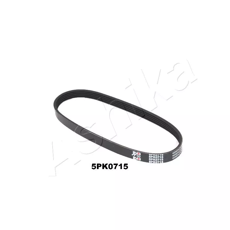 Courroie trapézoïdale à nervures ASHIKA 112-5PK715
