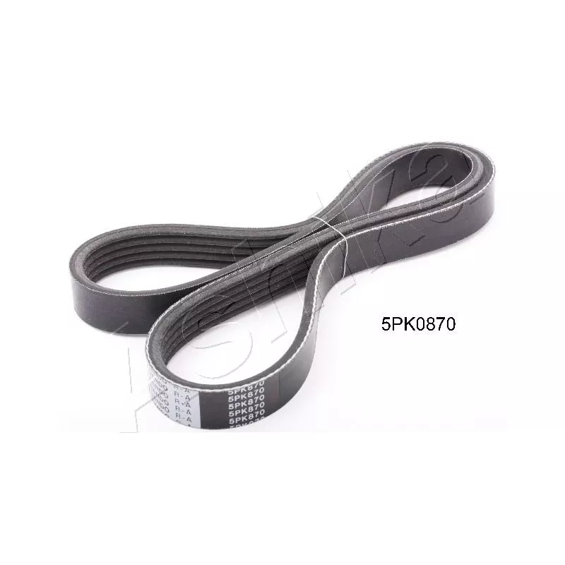 Courroie trapézoïdale à nervures ASHIKA 112-5PK870