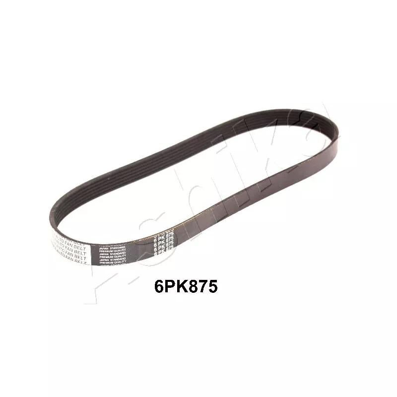 Courroie trapézoïdale à nervures ASHIKA 112-6PK0875