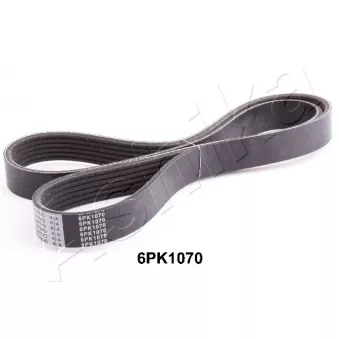 Courroie trapézoïdale à nervures ASHIKA 112-6PK1070