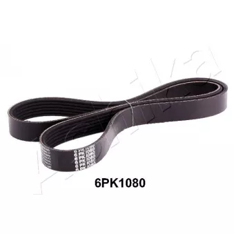 Courroie trapézoïdale à nervures ASHIKA 112-6PK1080