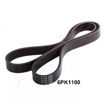 Courroie trapézoïdale à nervures ASHIKA 112-6PK1100