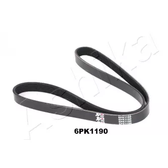 Courroie trapézoïdale à nervures ASHIKA 112-6PK1190