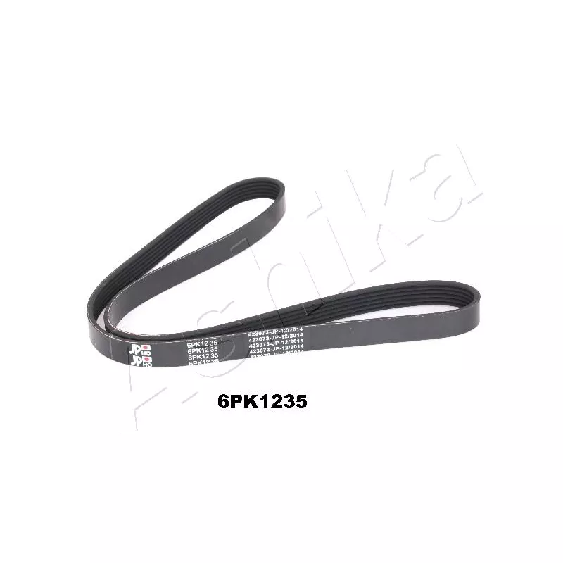 Courroie trapézoïdale à nervures ASHIKA 112-6PK1235
