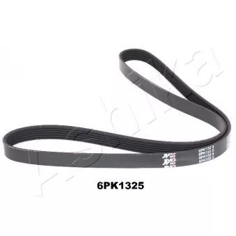 Courroie trapézoïdale à nervures ASHIKA 112-6PK1325