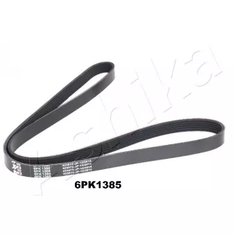 Courroie trapézoïdale à nervures ASHIKA 112-6PK1385