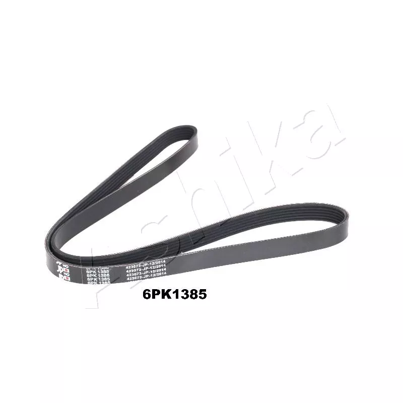 Courroie trapézoïdale à nervures ASHIKA 112-6PK1385