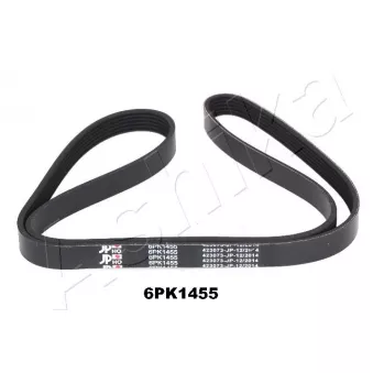 Courroie trapézoïdale à nervures ASHIKA 112-6PK1455