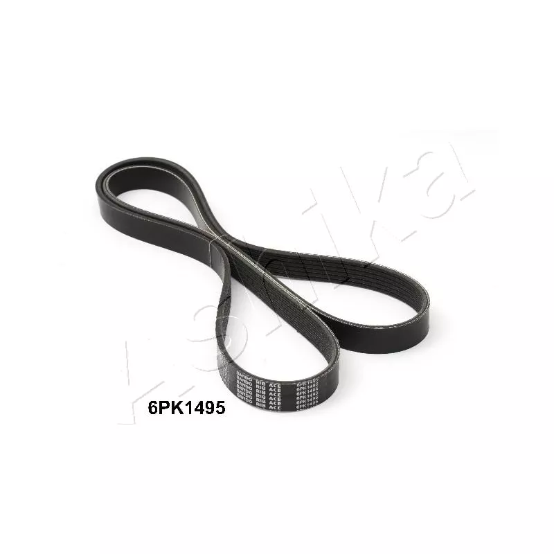 Courroie trapézoïdale à nervures ASHIKA 112-6PK1495
