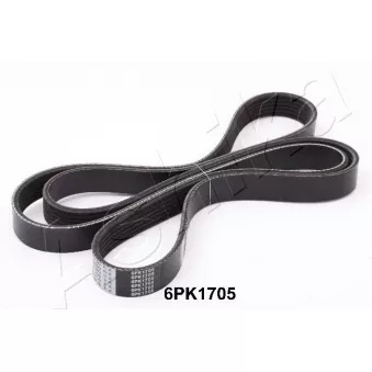 Courroie trapézoïdale à nervures ASHIKA 112-6PK1705