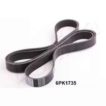 Courroie trapézoïdale à nervures ASHIKA 112-6PK1735