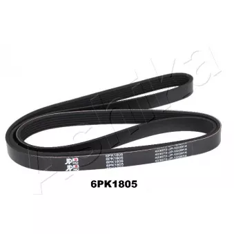 Courroie trapézoïdale à nervures ASHIKA 112-6PK1805