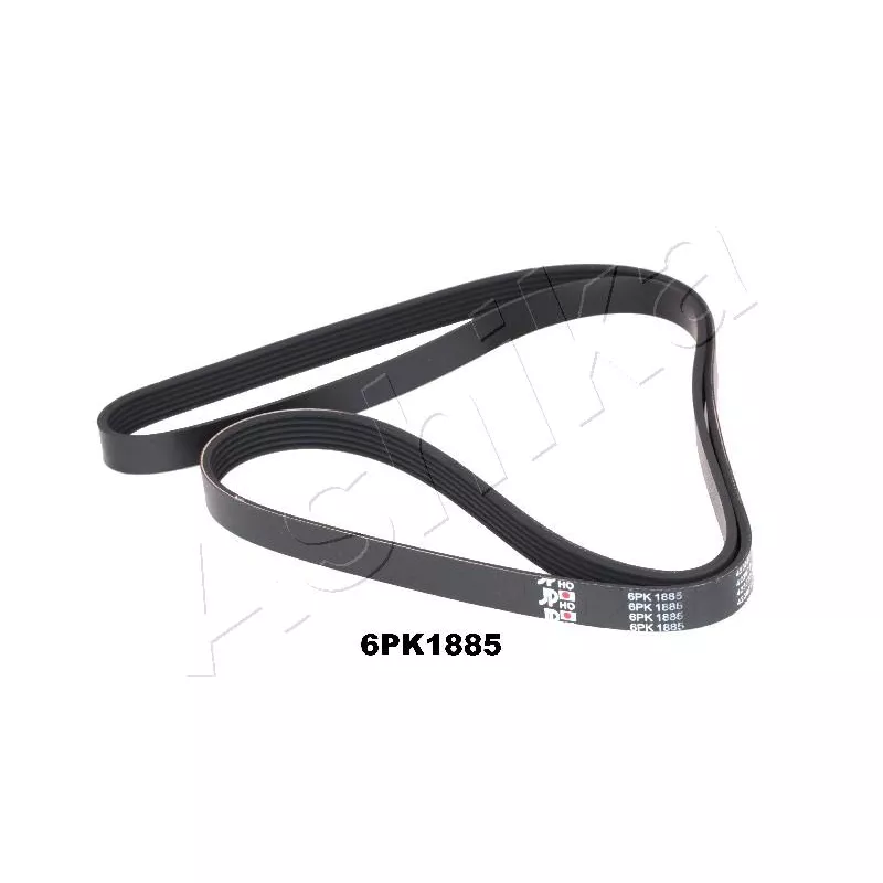 Courroie trapézoïdale à nervures ASHIKA 112-6PK1885
