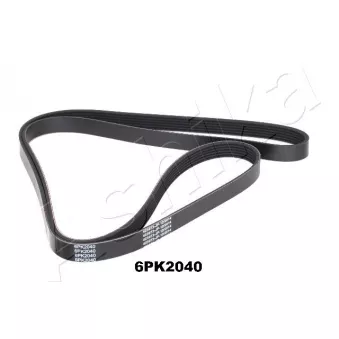 Courroie trapézoïdale à nervures ASHIKA 112-6PK2040
