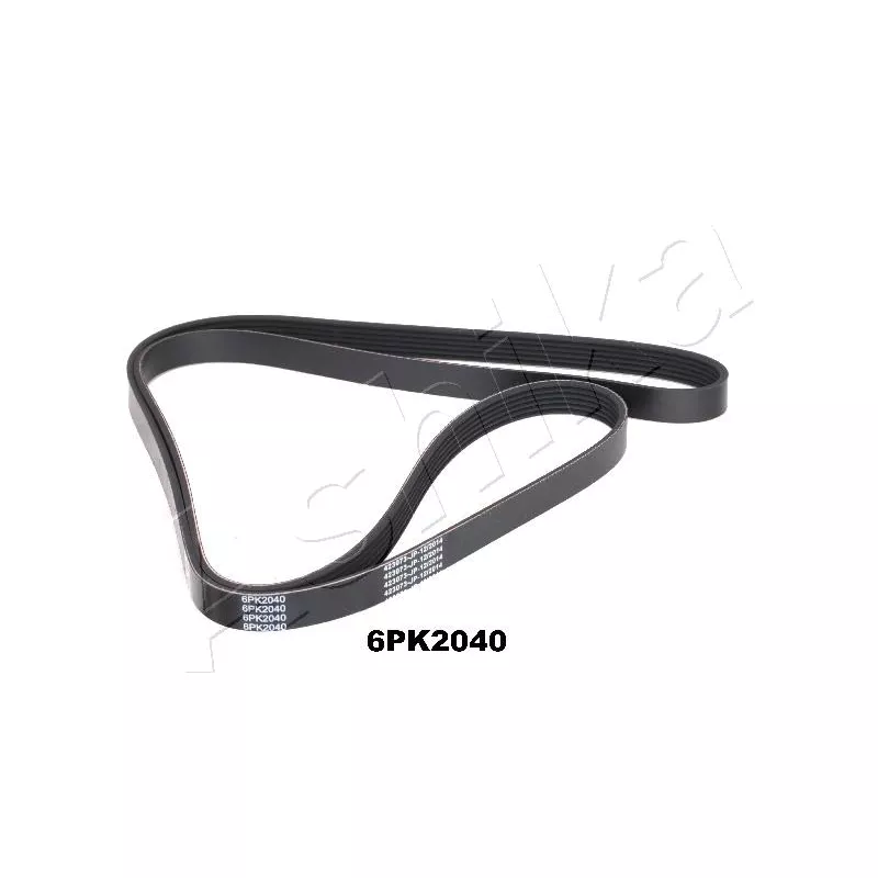 Courroie trapézoïdale à nervures ASHIKA 112-6PK2040