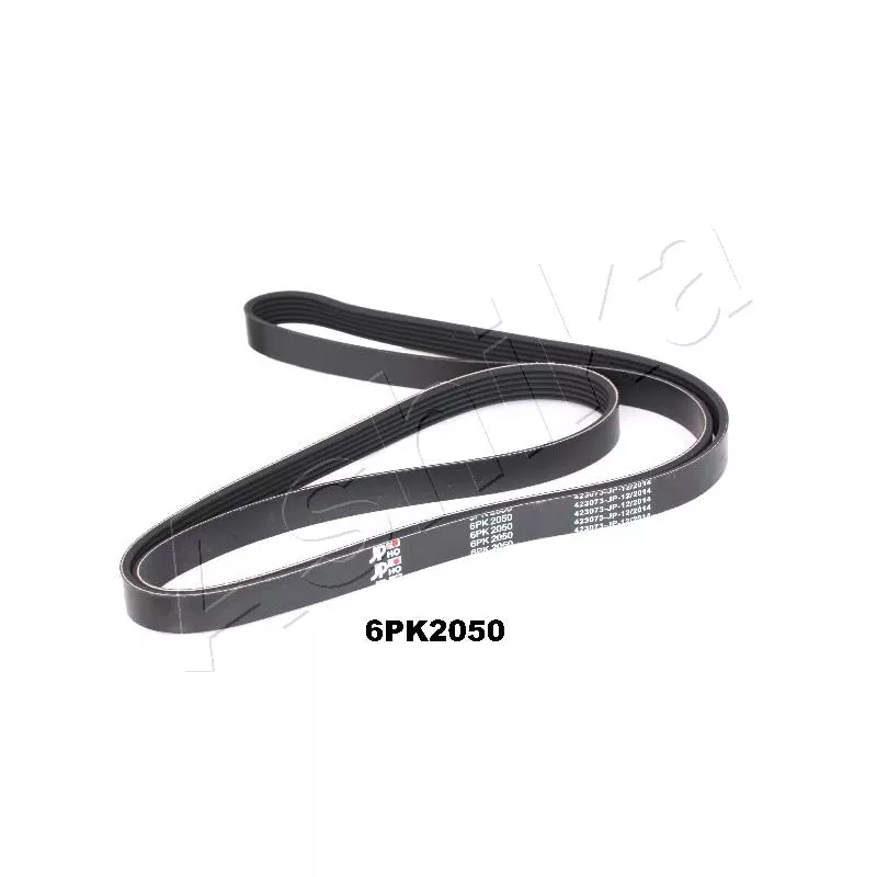 Courroie trapézoïdale à nervures ASHIKA 112-6PK2050