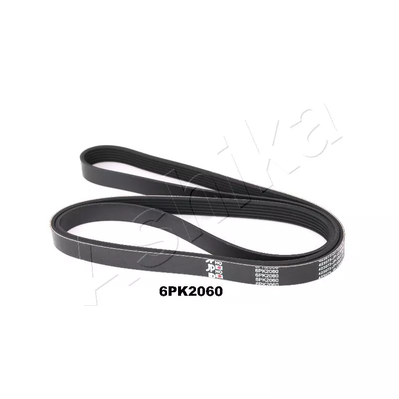 Courroie trapézoïdale à nervures ASHIKA 112-6PK2060