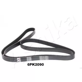 Courroie trapézoïdale à nervures ASHIKA 112-6PK2090