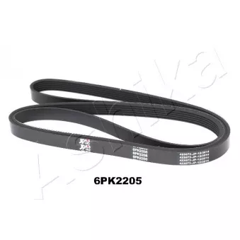 Courroie trapézoïdale à nervures ASHIKA 112-6PK2205