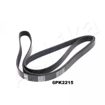 Courroie trapézoïdale à nervures ASHIKA 112-6PK2215