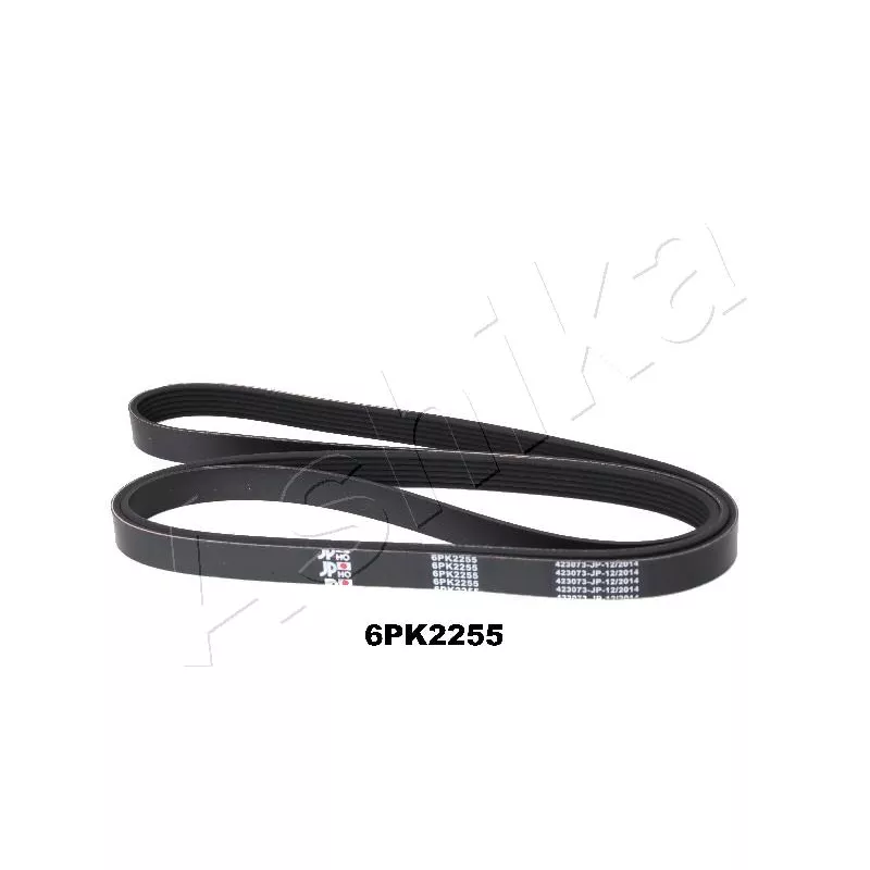 Courroie trapézoïdale à nervures ASHIKA 112-6PK2255