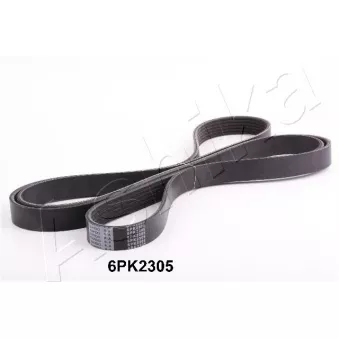 Courroie trapézoïdale à nervures ASHIKA 112-6PK2305